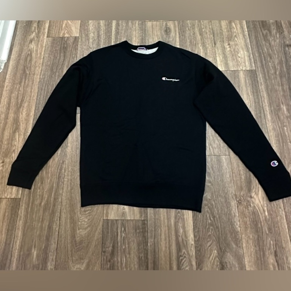Champion Black Crewneck